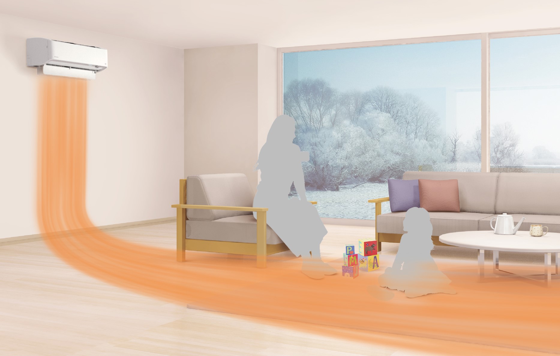 垂直気流機能のイメージ画像